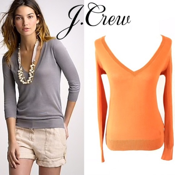 J. Crew Sweaters - J.Crew Silk Linen V Neck Sweater Sz XS